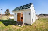 East Shed has Power and lighting