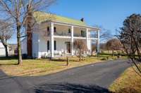 View from West side of Circular driveway