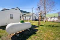 Propane for backup only, house has Natural gas