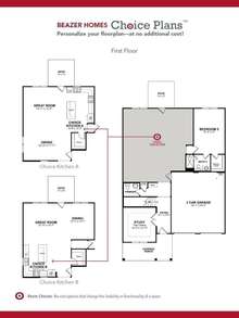 Choice A or B Kitchen?? Personalize your living space with our Choice Kitchen Options!!
