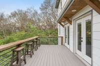 Ample space for outdoor lounging, dining, and entertaining under the open sky.