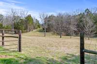 Gate from yard to back pasture.