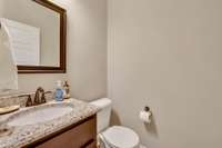 This half bath is conveniently located on the first floor! 1133 Corona Ct   Lascassas, TN 37085