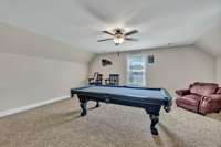 This upstairs carpeted bonus room can be customized to your preference- an office, a play room, man cave, and MORE.  1133 Corona Ct   Lascassas, TN 37085