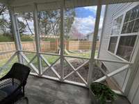 Right side View from Screened in porch