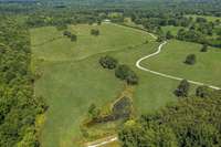 AERIAL DRONE VIEW from the Front of the Farm Incredible Curb Appeal *Rely on Survey and/or Legal Description only for exact property lines