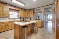 Family friendly kitchen with old world charm.