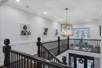 Upstairs hallway and foyer