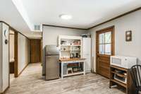 A little kitchenette provides just what is needed to live independently and still being close.