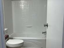 Large shower/tub combo