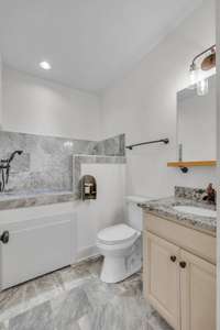 Lovely bathroom on the first floor with dog washing station! 2491 Taylor Ln  Eagleville, TN 37060