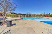 Another view of Expansive Pool. Pergola and Covered Deck too near Clubhouse entrance with accessible Kitchen /Snack bar.