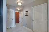 Entry way with full laundry room