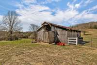 This property is ready for farmlife! Horses, goats, chickens... whatever your heart desires! This barn can accomodate up to four horses. 1833 Porterfield Rd Readyville, TN 37149