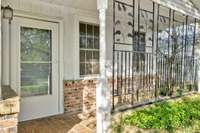 Charming porch for enjoying summer nights.