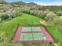 HOA tennis courts and common area