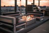 Fire pits in outdoor common area
