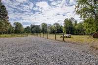 Gravel Road with livestock paddocks