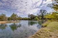 Professionally stocked and managed Pond with depths of 10 Feet!