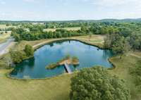 40 acre property with 2.5 acre spring-fed pond - professionally stocked and managed