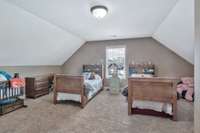 Second floor - reconfigured bonus room to become the 6th bedroom w/closet.