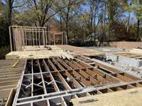 Builder utilized a portion of existing foundation wall and floor joist as it aligned with the new home layout (less than 1% of the total project is existing)