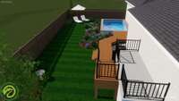 Rendering of potential pool that could be build. Inquire with us if you're interested in a pool.