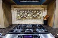 Beautiful tile backsplash