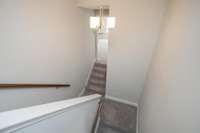 Split staircase to bonus room and 2 bedrooms