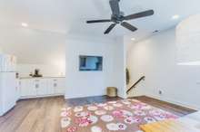 Upstairs living room over the garage with kitchenette!