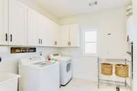 HUGE laundry room!