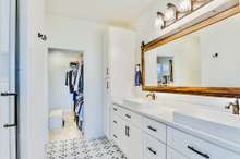 Double vanities in the owner's suite!