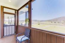 Access to the deck from the screened in porch