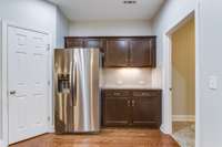 A large pantry is found in this spacious kitchen!