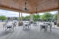 The pool veranda is perfect for first come, first serve parties, and shade for ordinary use of the veranda.