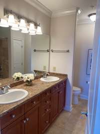 Main Bedroom Bathroom. Double vanities