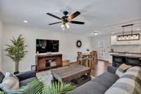 Open floor concept (entry stairs are behind you), lots of natural light!