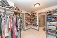 The walk-in closets that dreams are made of!