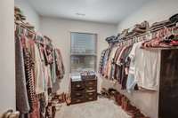 Large walk in closet