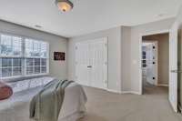 Double closet in the Guest Bedroom.