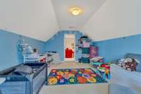 Playroom could be an office or heated and cooled storage area.