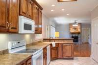 Not pictured in this kitchen are two HUGE pantries! Storage should not be an issue in this kitchen! Check out the 3D link to see the large pantries!