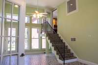 This gorgeous sunroom is part of the "old" remodeled house