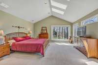 These windows and skylights offer the perfect sunset views but the windows also have custom blackout shades.