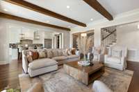 Open floor plan flows seamlessly