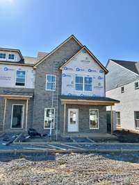 The Grayson is an end unit featuring a front covered porch, 4 bedrooms, 3 full baths, 1 car garage and two car driveway. We have installed cabinets and flooring is going in. Home is ready to be toured and can close by the end of June!