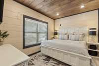 Interior of similar cabin in community.  Interior finishes vary from cabin to cabin.