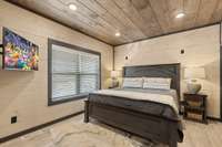 Interior of similar cabin in community.  Interior finishes vary from cabin to cabin.