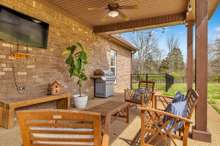 Covered front and back Porches give you plenty of space to unwind.