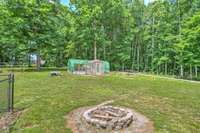 FIREPIT AND GREENHOUSE